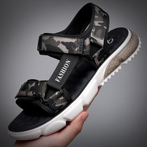 Men Sandals 2022 Summer New Casual Sports Beach Shoes Deodorized Outdoor Korean Version Camouflak Sandals