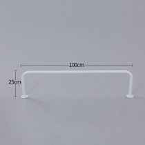 Korean style simple windproof perforated cool balcony top hanging clothes bar hanging clothes rack fixed top Clothes Clothes drying Rod