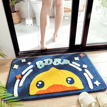 Little Yellow Duck toilet absorbent floor mat non-slip mat entrance home quick-drying toilet doorway mat bedroom carpet mat