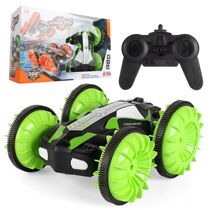 Amphibian Hydro Remote Control Waterproof Car Cross-Country Climbing Car Can Drop Charge Resistance to Fall Dual-Use Boys Gift Model