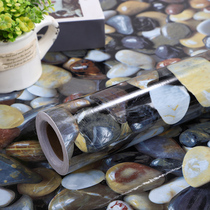 Pebble thick imitation marble sticker self-adhesive wallpaper stone waterproof kitchen countertop table stone cloud patch