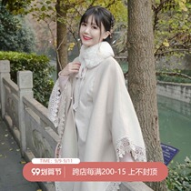 Chuan Dai: Butterfly original design retro Republic of China style knitted shawl Cape short coat women autumn and winter