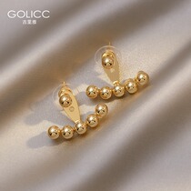 Princes text with the same ear nail female crowd design feeling light and luxurious in summer style 2021 New Tide Earrings Earrings
