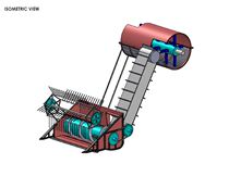 Small harvester design drawings SolidWorks modeling SLDPRT format agricultural machinery drawings