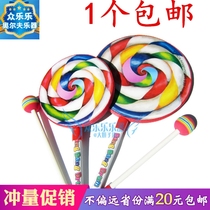 Kindergarten toys teaching aids childrens lollipop hand drum Orff percussion instrument 6 inch 8 inch 10 music teaching aids