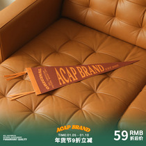 Acap Brand atmosphere camping flag party decoration felt small flag retro limited camping pennant