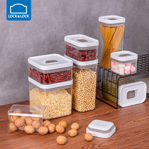 Le clasp sealed can grain grain storage box kitchen food grade nut grain plastic storage tank