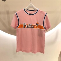 Day hair F2DAA2165 mini peace Taiping bird children dress 2020 new girl printed short sleeve T-shirt