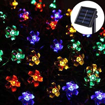 New Solar lamp string outdoor flower shape flash lamp