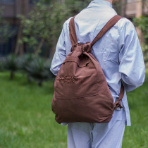 Buddha bag bag Luo monk bag bag to the bag of the bag shoulders canvas large backpack