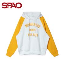 SPAO womens hoodie womens 2019 new womens Korean loose long sleeve hoodie sweater SPMH922S12