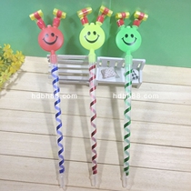 Large smiley face blowing dragon horn whistle blowing toy clown party birthday party creative funny childrens toys