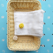 Small rag kitchen dishwash pure cotton thicker 12 layers of water absorption to dilute hands scrub tables and shoe cloth square 10