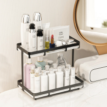 Bathroom toilets washing and storage multi-layer storage cosmetics double-layer skin care products shelf