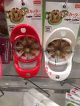 Japan Daiso apple slicer Fruit cutting artifact Stainless steel household de-nucleating dicing separator