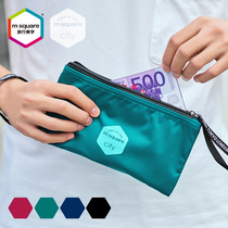 M Square small object storage bag travel ID bag cosmetic bag mobile phone change key zipper bag