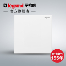 Legrand blank panel Shi Dian switch socket whiteboard 86 type decorative white cover plate Ultra-thin plug hole occlusion cover