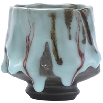 Pure handmade kiln changing large number of heathen tea cup Ru tea Doutea ancient crude Tao Gongfu tea with masters cup of personal tea cup