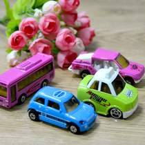 1:64 sliding alloy car model bus taxi mini alloy car toy mixed cake ornaments