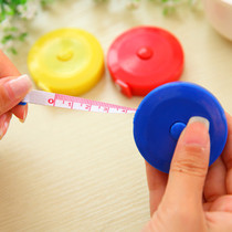 9 9 Candy color cute telescopic plastic small tape measure soft ruler small tape ruler 1 5 meters