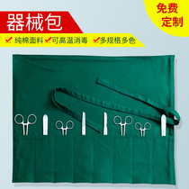 Hospital with instruments packing bag pure cotton cave towels with cloth crepes containing high temperature disinfection