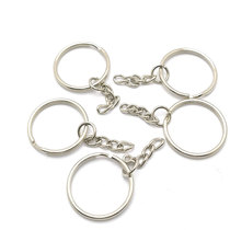 Handmade DIY creative metal iron key ring key chain homemade material bag pendant accessories accessories circle
