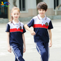 Kindergarten yuan fu uniforms for children set College wind primary and middle school students in summer class uniform sportswear boys and girls in the spring and autumn