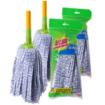 3m high one drag net wear-resistant traditional twist mop non-woven mop home old cloth strips wring dry mop