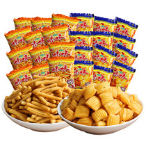 Mimi shrimp strips large packaging authentic spicy crayfish flavor 40 packs 8090 nostalgic zero love Shang Malaysia crab grain