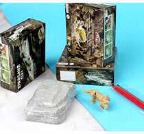 Trumpet archaeological excavation toy simulation dinosaur fossil DIY theme park childrens educational toy