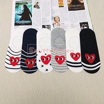 South Korea Kikiyasocks Women Socks Socks Socks Cotton Socks Short Socks Light Mouth Cute Loving Loving Eyes Thin Summer Socks