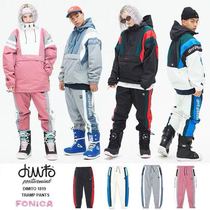 South Korea Dimito ski suit single board double board ski suit Men and women with the same kind of leg pants windproof waterproof padded cotton