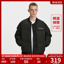 FPA Archives Printed Pilot Cotton Clothes National Tide Brand Autumn and Winter Black Loose Tooling Functional Cotton Jacket Men