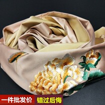 Suzhou embroidered peony silk Mulberry silk long scarf Lady silk scarf Chinese handicraft gift