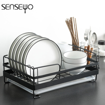 senseyo bowl rack drain rack 304 stainless steel bowl tray shelf Monolayer Kitchen containing rack Drain Basket