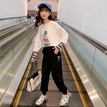 Childrens Clothing Girl Long Sleeve T-shirt 2022 New Girl CUHK Kid Beat Undershirt Child Spring Autumn White Thin blouse