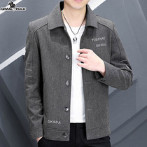 Paolo Male short style jacket 2022 FASHION CITY SPRING Rolled Youth Jacket Tide Casual Embroidered Male Blouse