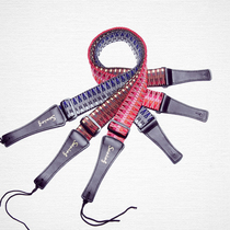 Saning Shangyin guitar strap folk electric guitar bass shoulder strap leather head personality student guitar accessories