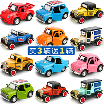 Alloy Q version of car toy baby mini cartoon sports car classic car return pickup truck model buy three get one free