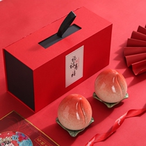 Festive Birthday Peach old man birthday birthday banquet return with hand birthday 70 80 90 hundred years old birthday