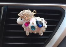 Mini Net red alloy color sheep car air outlet perfume clip car aromatherapy