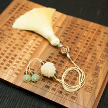 Lotus Art Retro Bookmarking Classical China Wind Small Gift Idea Ancient Wind Streaming Subookmark Fine Gift