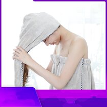 Baotou Towel Coral Suede Towel Super Super Absorbent Dry Hair Cap Cartoon Baotou Hair Bag Head Dry Hair Hat Coral Suede Bath Cap