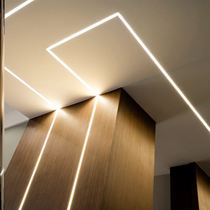 Titanium strip line type lamp Snap-On led wash wall corner waterproof and moisture-proof gypsum board black slotting-free light corner