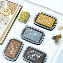 Of course metallic ink-packed hand account seal mate hand account DIY decorative rubber stamp print graffiti stamp