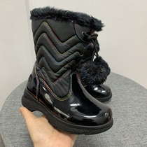 Order export childrens shoes winter snow boots thickened cotton boots side zipper childrens velvet boots warm BD162
