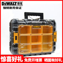 Dewei DEWALT transparent hardware accessories parts tool box plastic storage box DWST17805