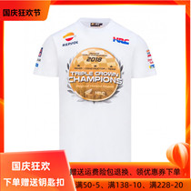 MOTO GP motorcycle racing suit 2018 commemorative winning badge short sleeve summer locomotive riding T-shirt quick-dry breathable