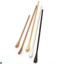 Creative Japanese style 304 stainless steel mixing stick long handle mini cute short coffee spoon Small spoon Milk powder mixing stick ins
