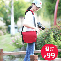 Geniever camera bag SLR shoulder bag photography bag oblique cross bag large capacity casual Canon 5d4 waterproof 57151